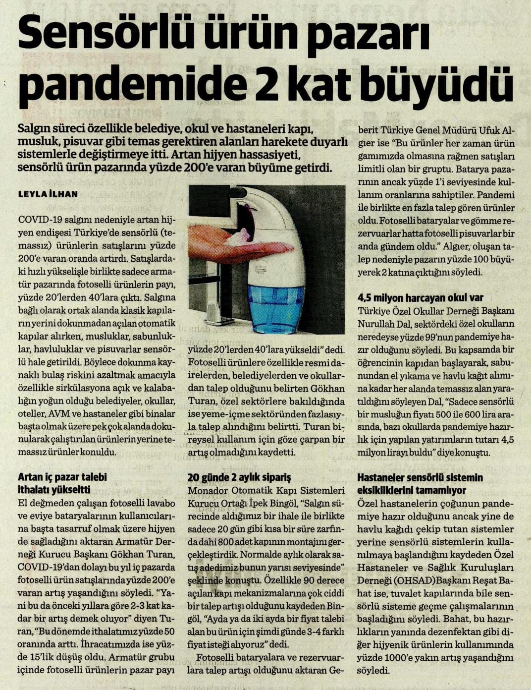 SENSÖR EKONOMİSİ KATLANDI 1